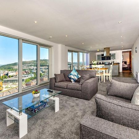 Just Stay Wales - Meridian Tower Marina & City View - 2 Bed Apartment Swansea Buitenkant foto